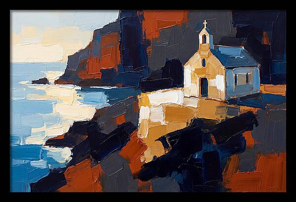 Coastal Chapel On Cliff