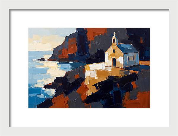 Coastal Chapel On Cliff