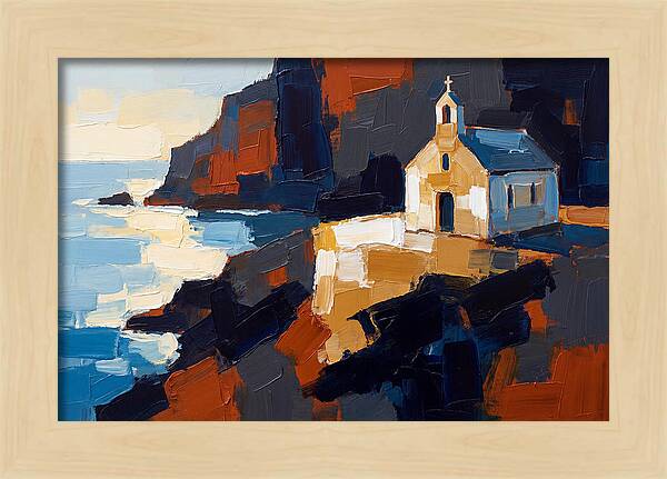 Coastal Chapel On Cliff