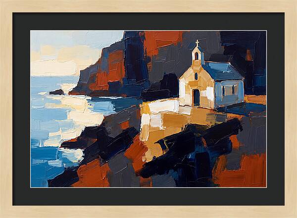 Coastal Chapel On Cliff