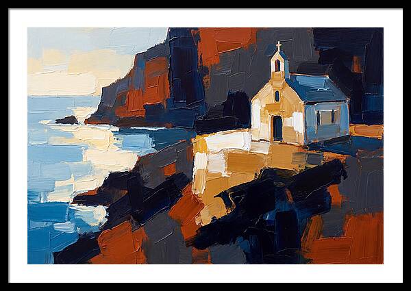 Coastal Chapel On Cliff