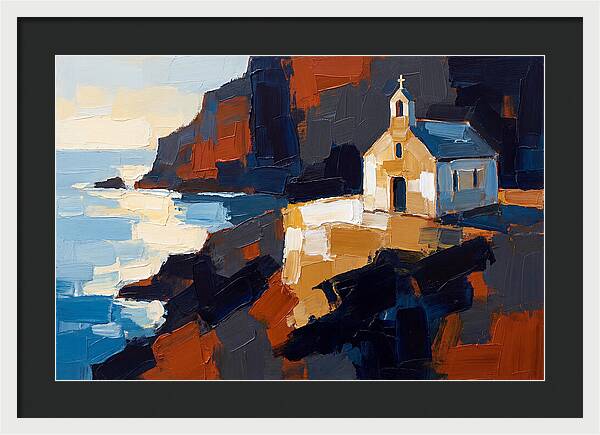 Coastal Chapel On Cliff