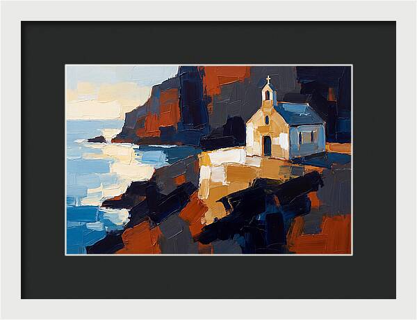 Coastal Chapel On Cliff