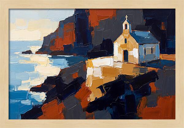 Coastal Chapel On Cliff