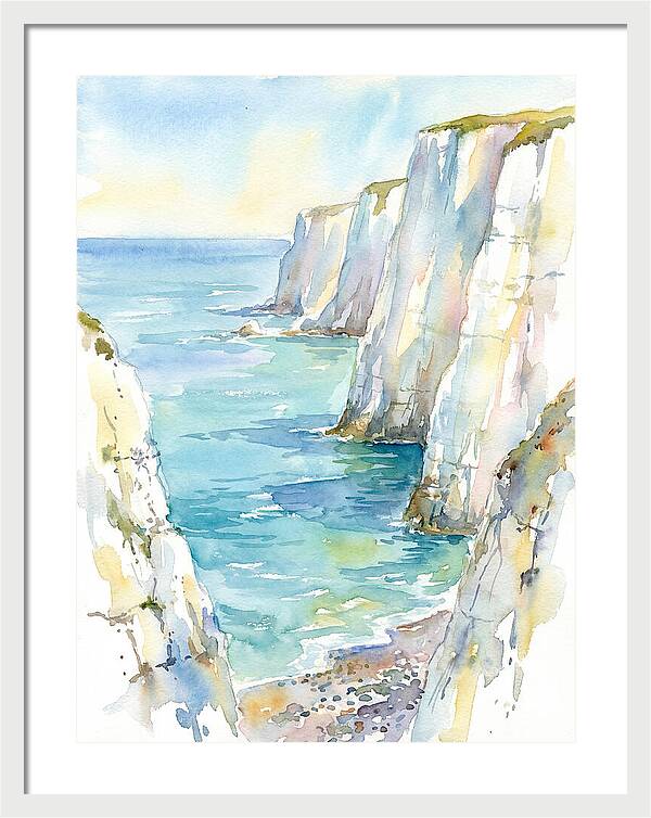 Coastal Cliffs And Serene Waters