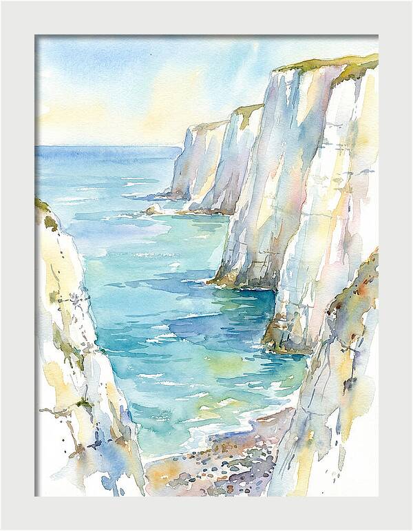 Coastal Cliffs And Serene Waters