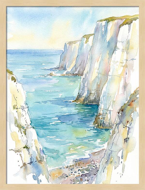 Coastal Cliffs And Serene Waters