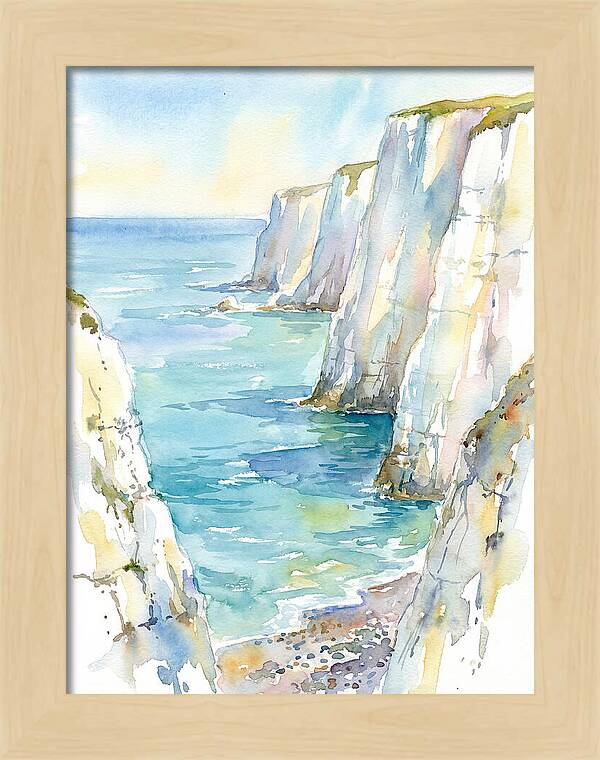 Coastal Cliffs And Serene Waters
