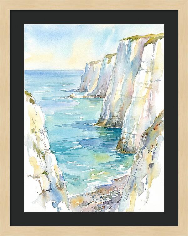 Coastal Cliffs And Serene Waters