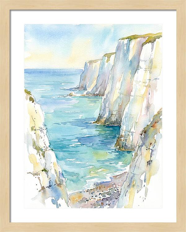 Coastal Cliffs And Serene Waters