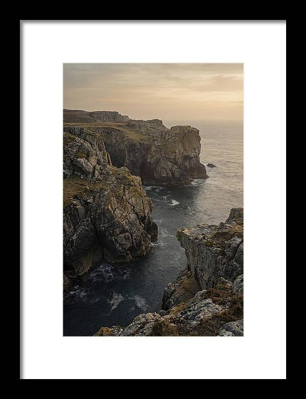 Coastal Cliffs At Dusk