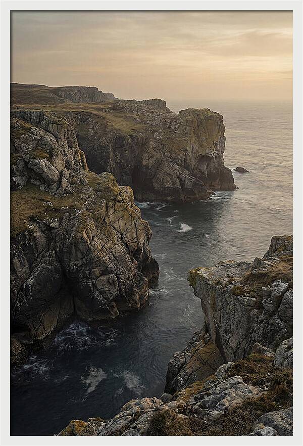 Coastal Cliffs At Dusk