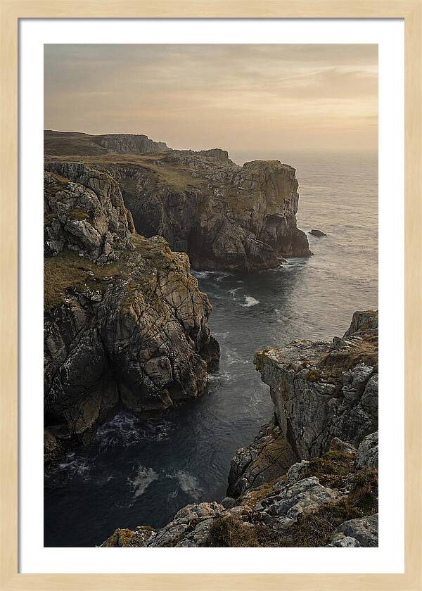 Coastal Cliffs At Dusk