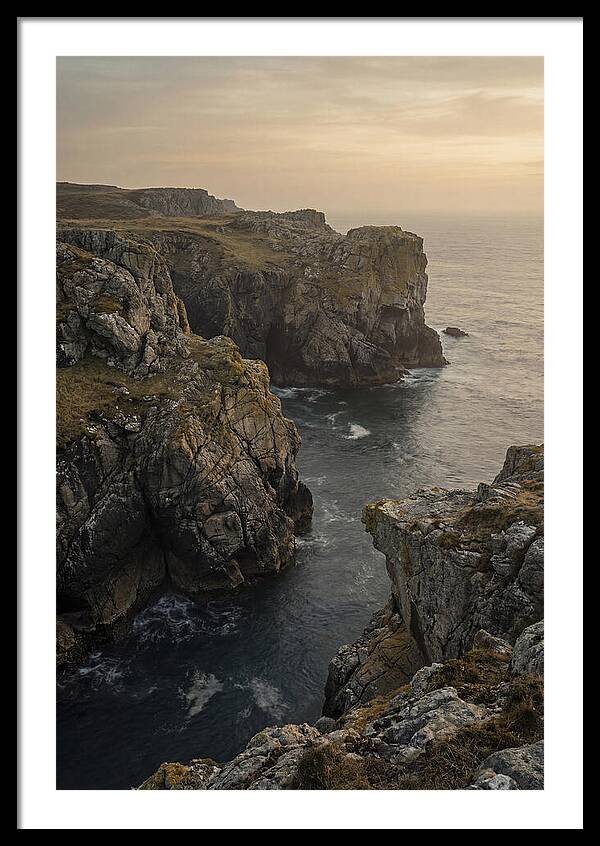 Coastal Cliffs At Dusk