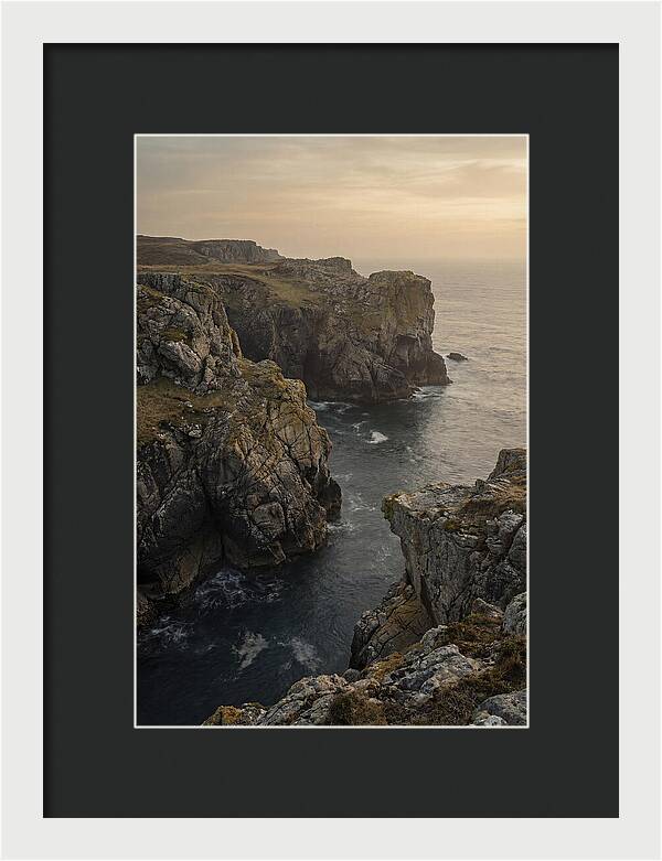 Coastal Cliffs At Dusk