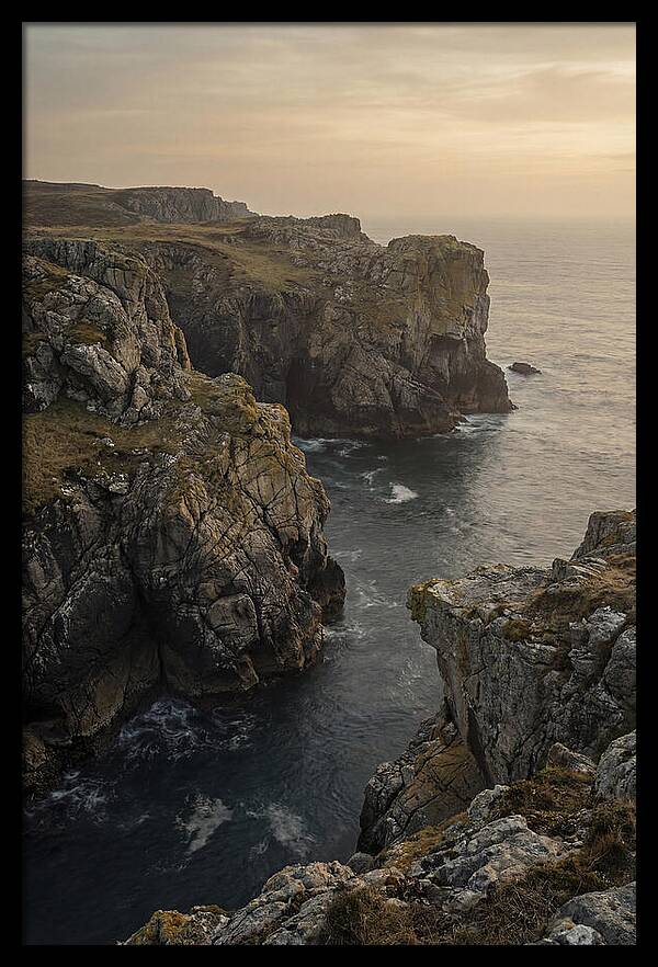 Coastal Cliffs At Dusk