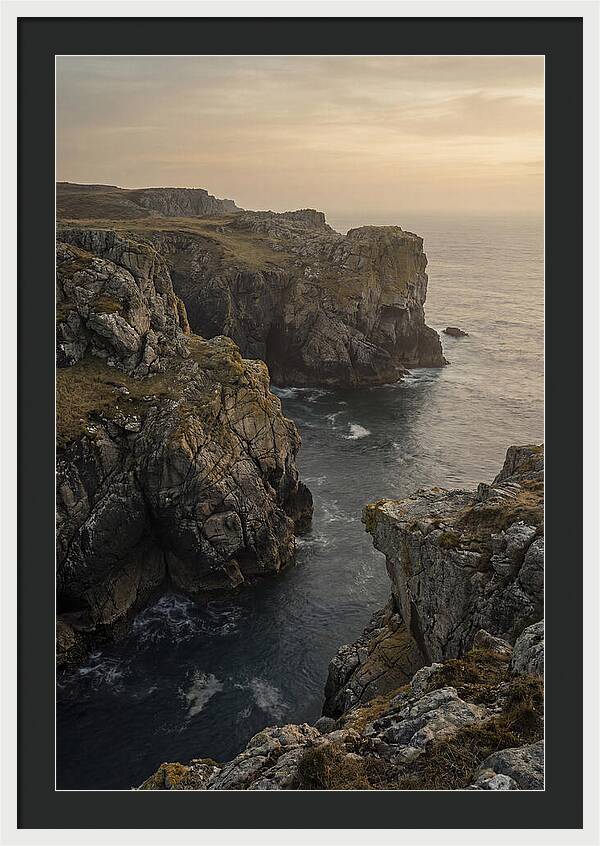 Coastal Cliffs At Dusk