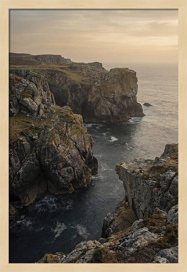 Coastal Cliffs At Dusk