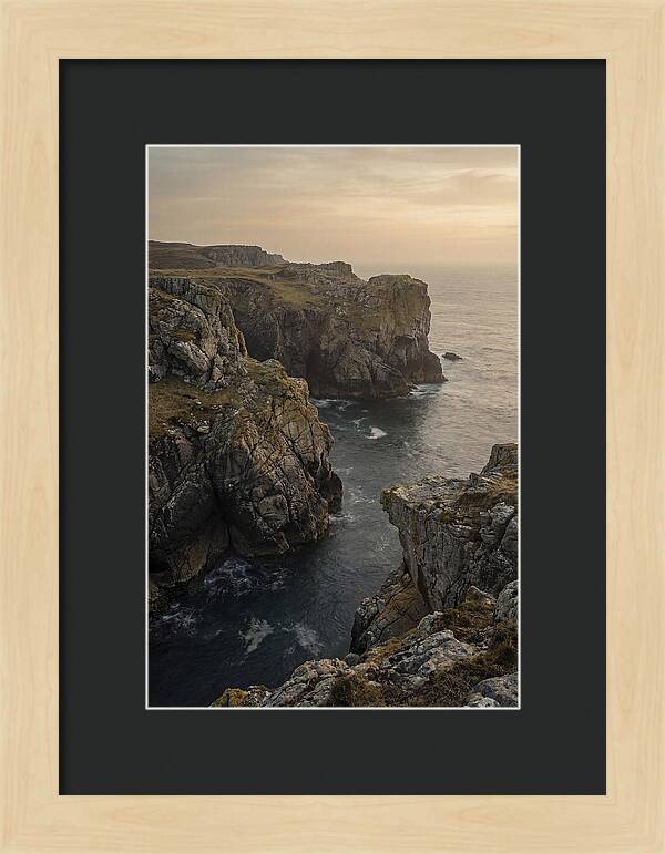 Coastal Cliffs At Dusk
