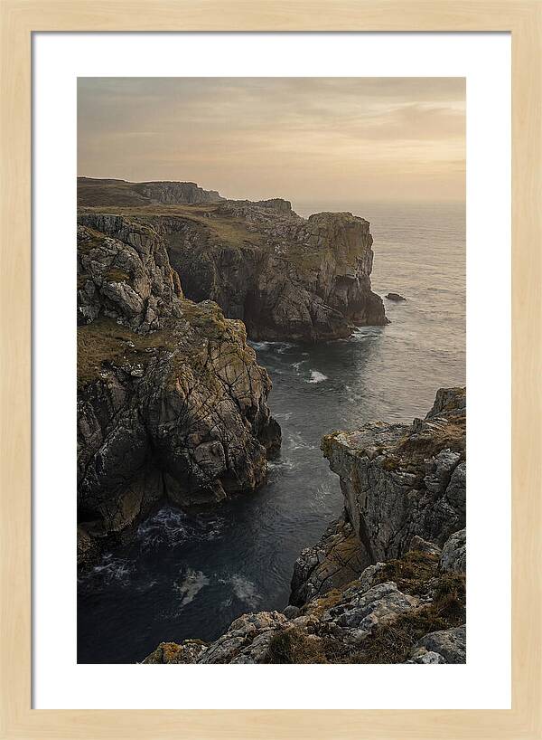 Coastal Cliffs At Dusk