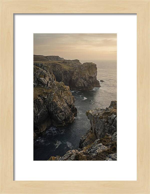 Coastal Cliffs At Dusk
