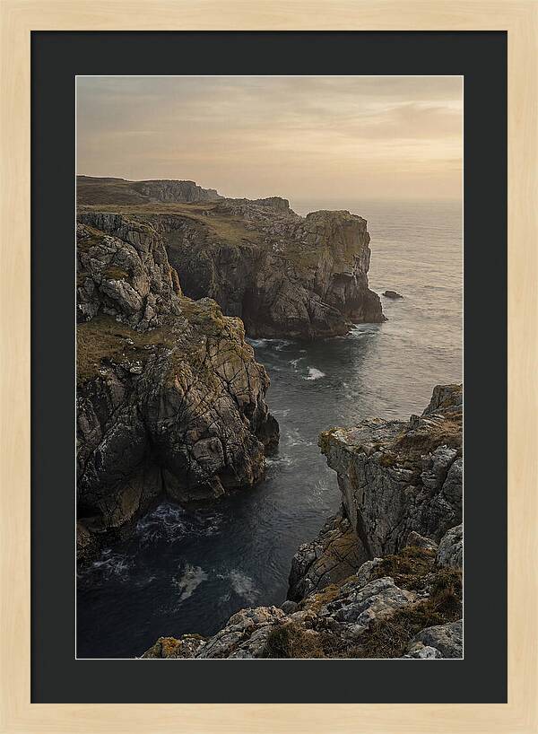 Coastal Cliffs At Dusk