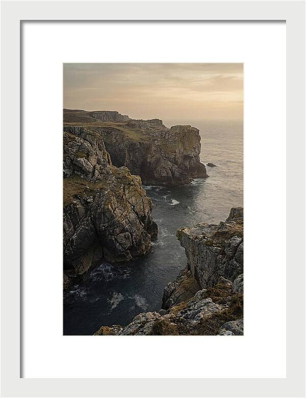 Coastal Cliffs At Dusk