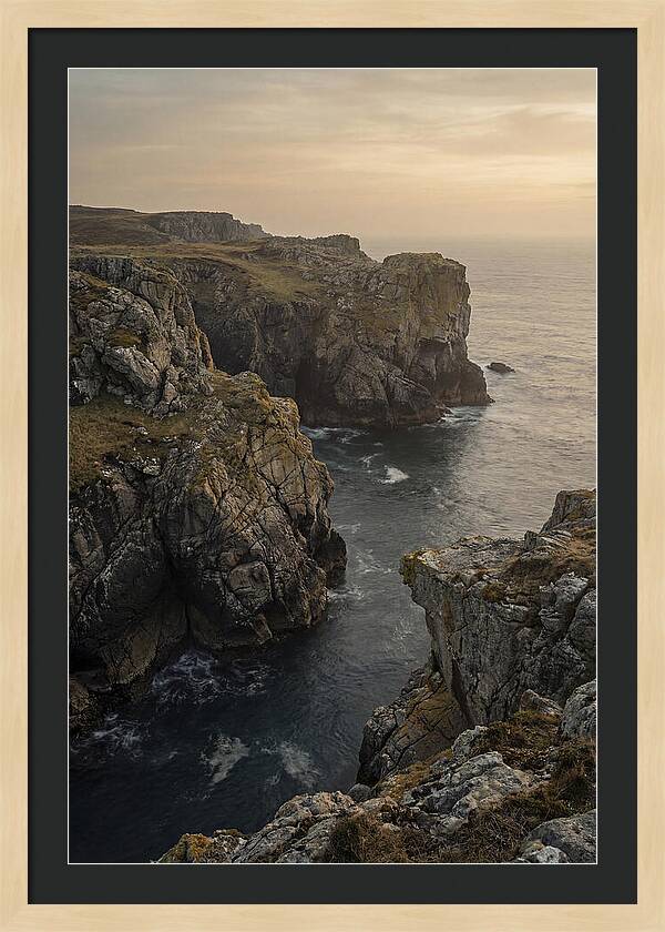 Coastal Cliffs At Dusk