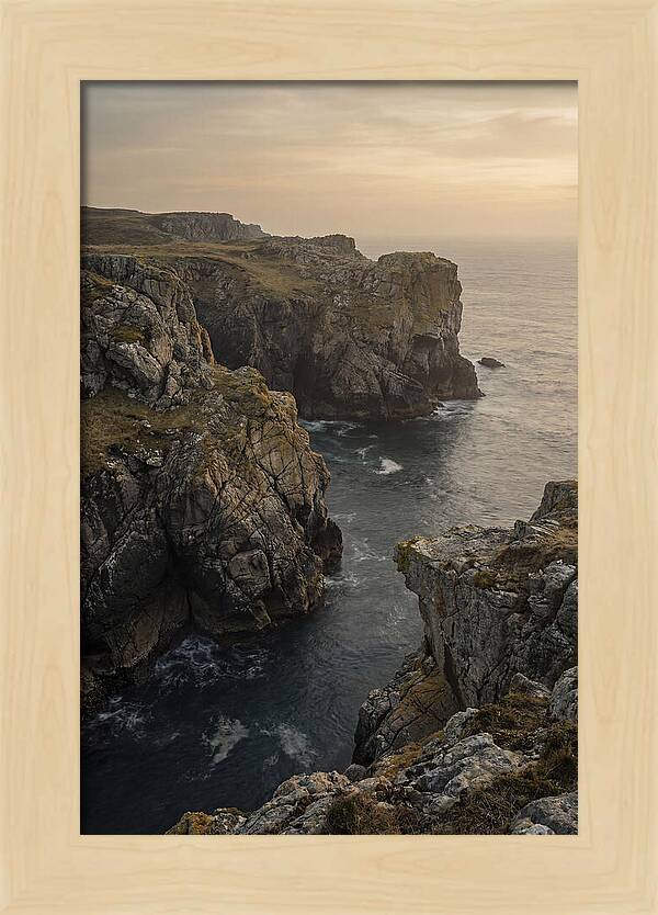 Coastal Cliffs At Dusk