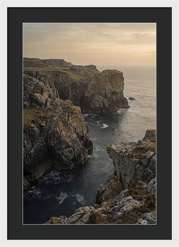Coastal Cliffs At Dusk