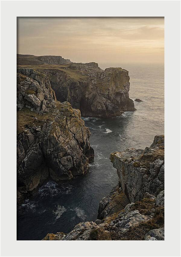 Coastal Cliffs At Dusk