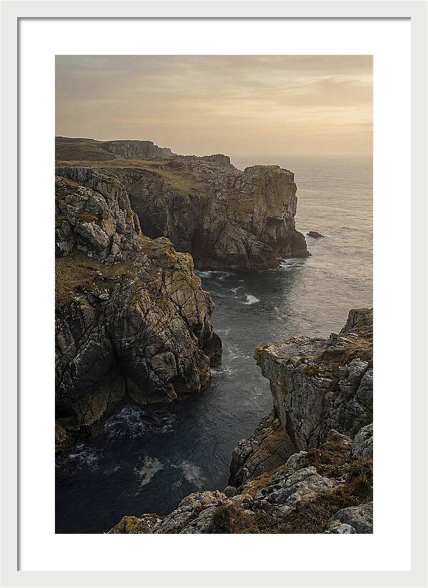 Coastal Cliffs At Dusk