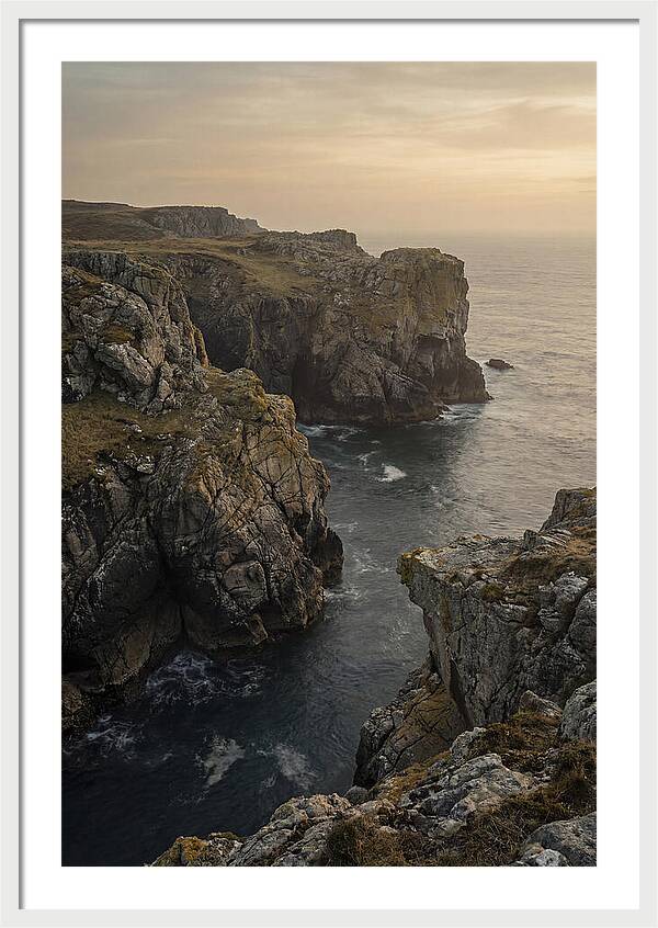 Coastal Cliffs At Dusk
