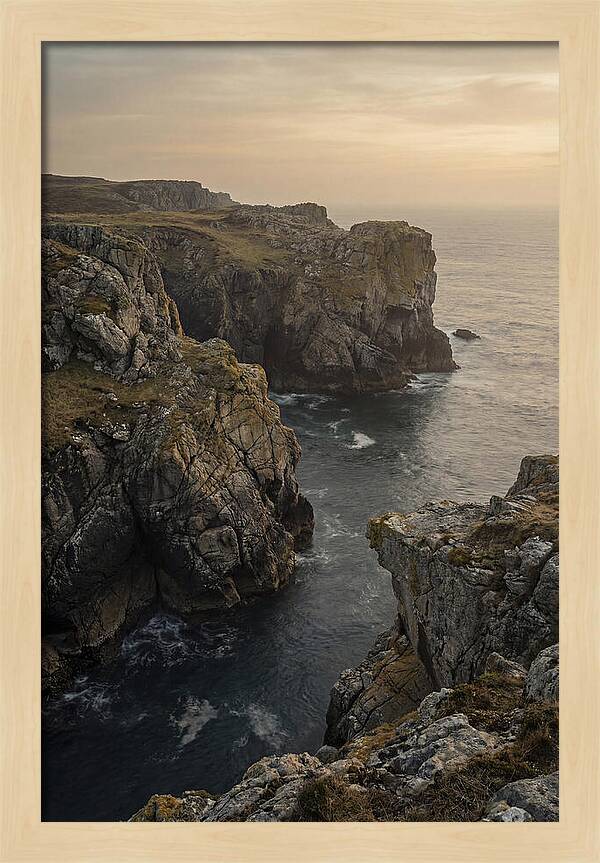Coastal Cliffs At Dusk