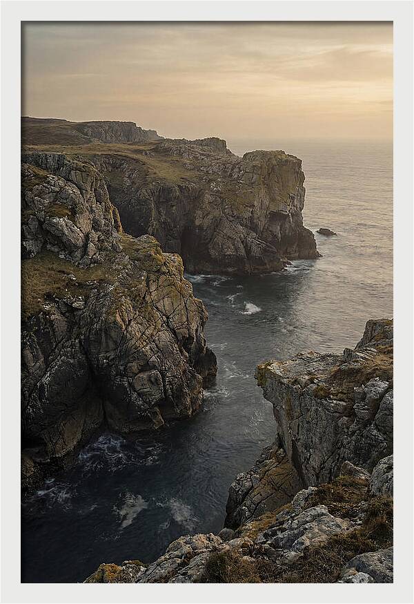 Coastal Cliffs At Dusk