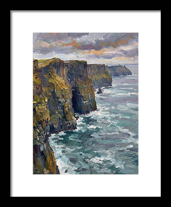 Coastal Cliffs At Dusk