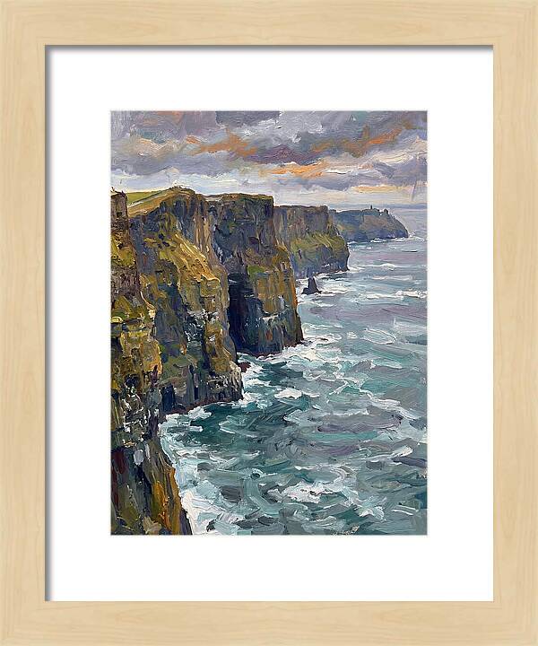 Coastal Cliffs At Dusk