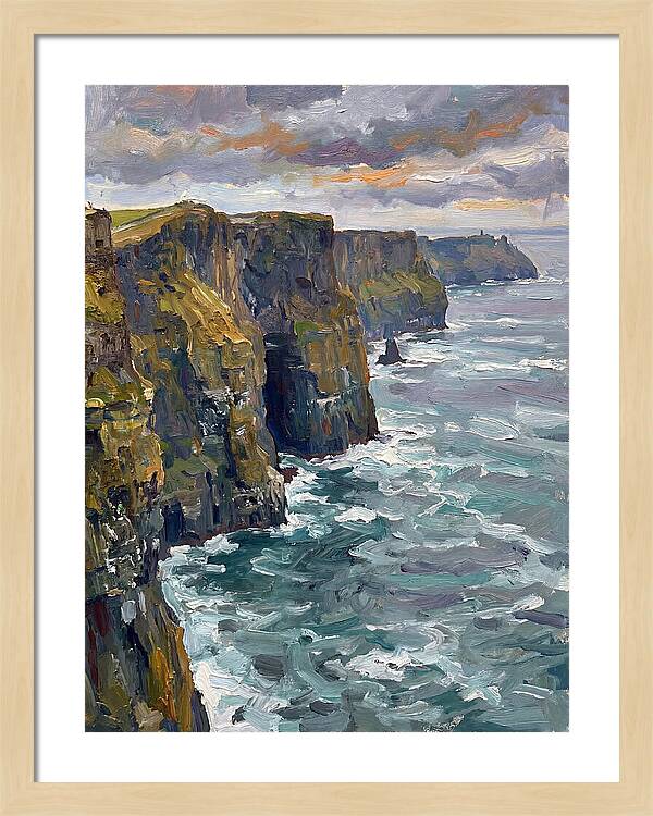 Coastal Cliffs At Dusk