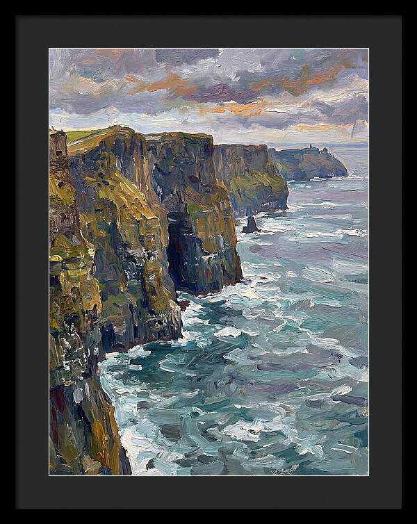 Coastal Cliffs At Dusk