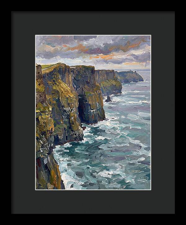 Coastal Cliffs At Dusk