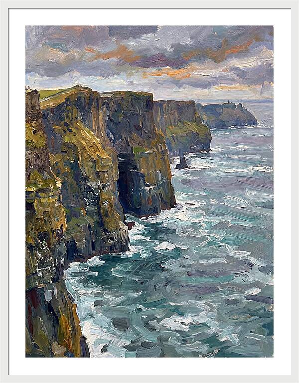 Coastal Cliffs At Dusk