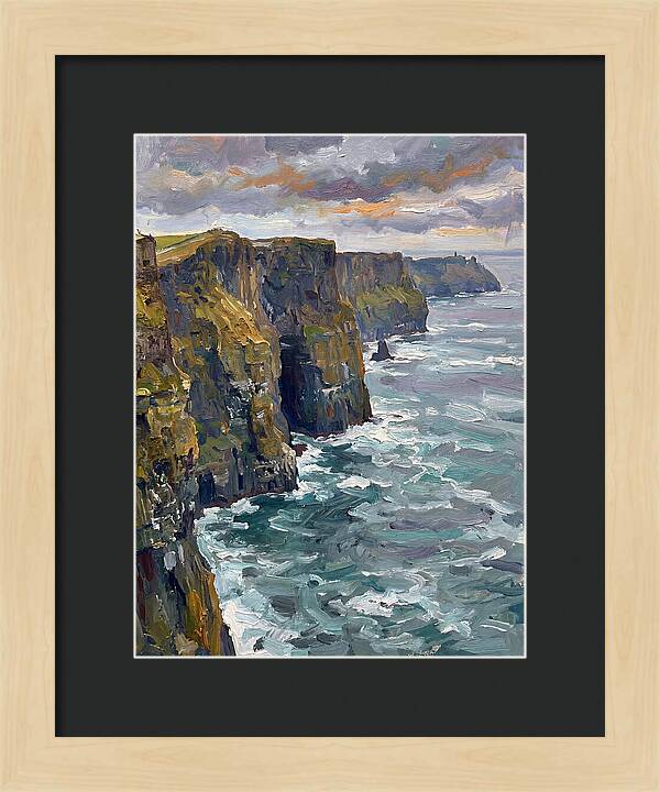 Coastal Cliffs At Dusk