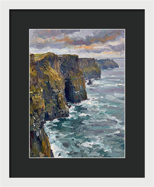 Coastal Cliffs At Dusk