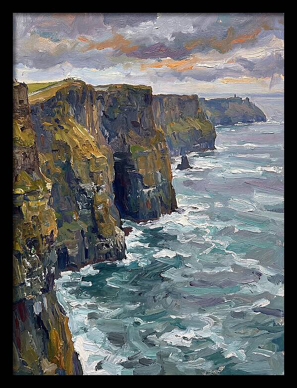 Coastal Cliffs At Dusk
