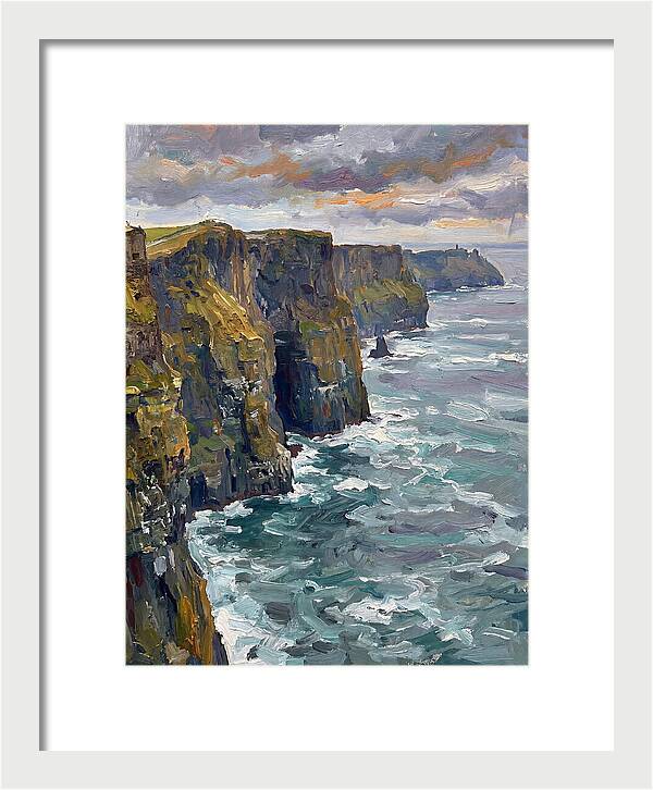 Coastal Cliffs At Dusk
