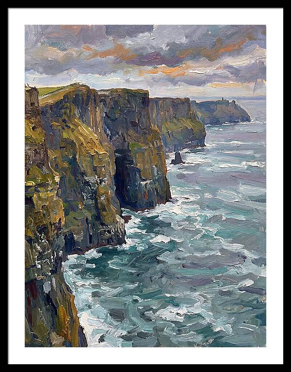 Coastal Cliffs At Dusk