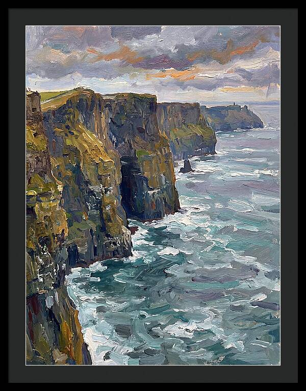 Coastal Cliffs At Dusk