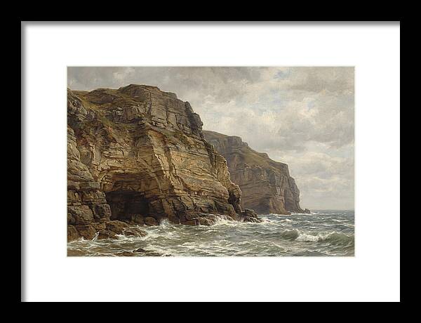 Coastal Cliffs Under Dramatic Skies