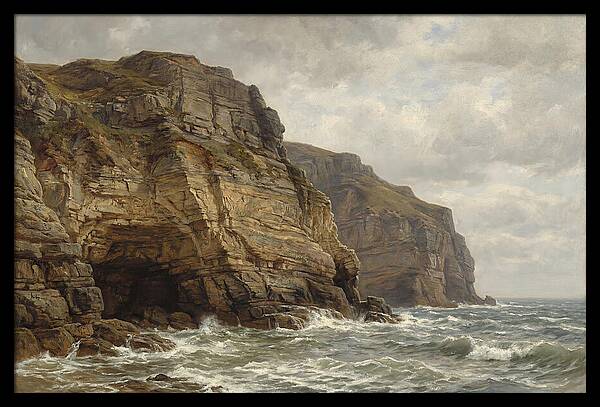 Coastal Cliffs Under Dramatic Skies