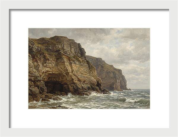 Coastal Cliffs Under Dramatic Skies